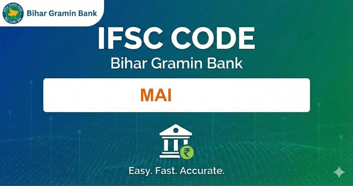 Bihar Gramin Bank MAI IFSC Code