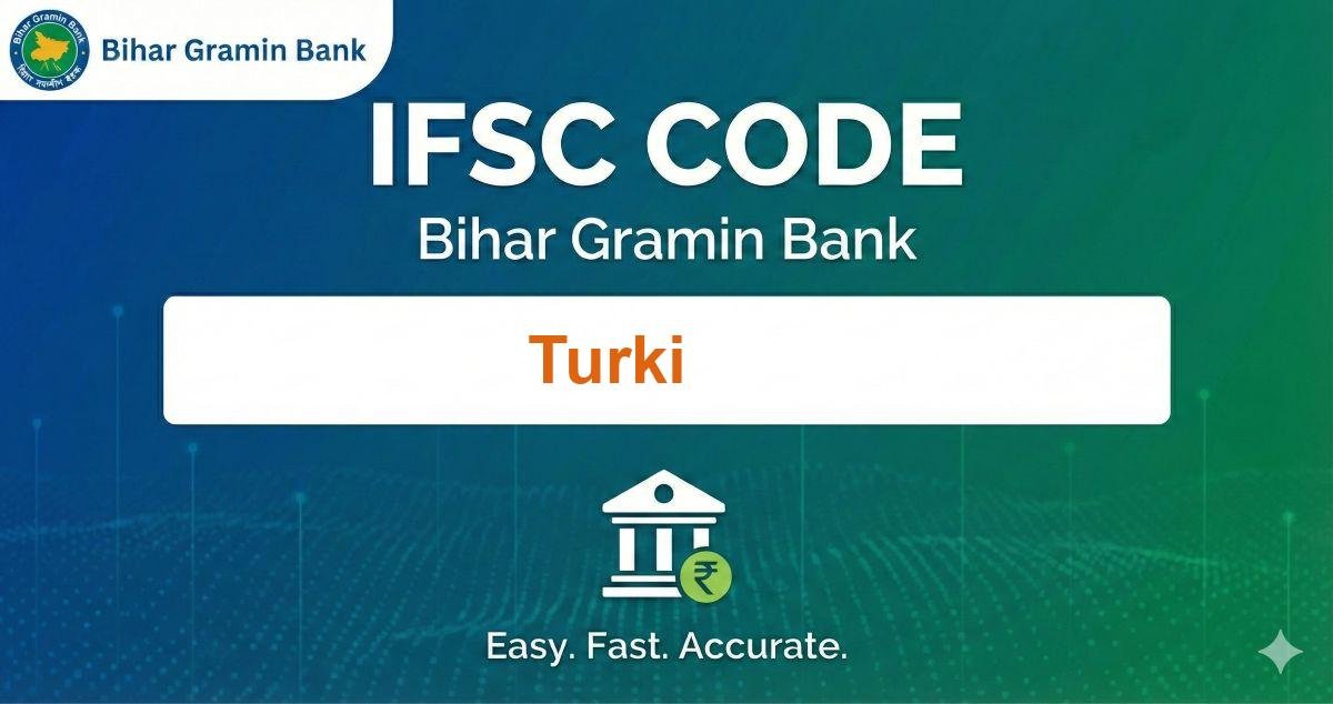 Bihar Gramin Bank Turki IFSC Code